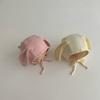 Newborns Cotton Bonnet Hat with Earflaps and Chin Ties, Breathable Baby Fetal Caps Comfortable Toddlers Warm Hat