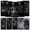Animal Lion Wolf Tiger Phone Case For Xiaomi Redmi Note 14 13 5G 10 11 12 Pro Plus 4G 14C 13C 12C 10C Black Cover