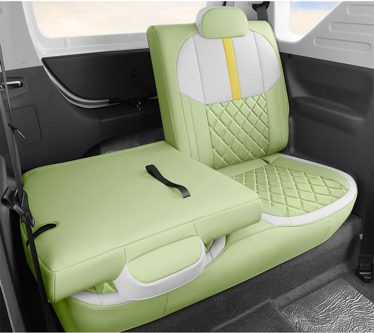 Panda MINI Universal Breathable Car Seat Cover – Cute, Wear-Resistant, Perforated, Four-Season Compatible