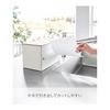 Yamazaki Jitsugyo One-handed cut and concealable kitchen paper holder L Natural Body: W31.2 x D16.2 x H17cm RIN RIN Paper holder Compatible with