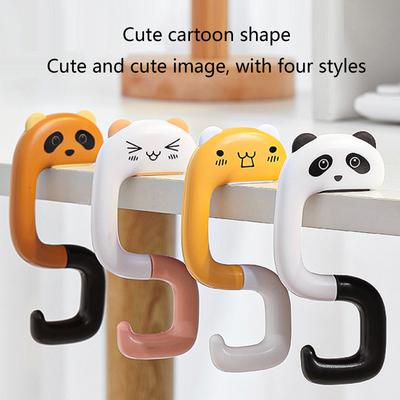 Suporte Portátil para Bolsa Gancho de Mesa Dobrável Giratório ABS Suporte para Bolsa para Criança Estudante Adulto Mesa de Escritório Gancho Chaveiro para Bolsa
