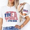 USA 250 Years Shirt Freedom 17762026 Shirt Patriotic America 250th Anniversary Shirt USA Sleeve Graphic Shirt Usa Women Tshirt