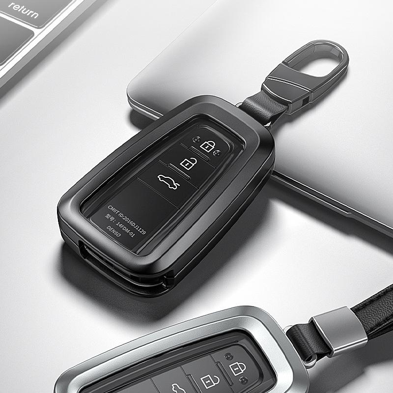 Pouzdro na klíč Toyota pro Highlander, RAV4, Crown, CHR, Venza, Prado, Camry - Plně obepínající kryt