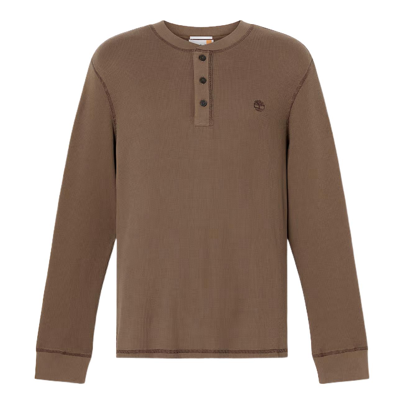 

Timberland Wharf River Solid Fit Long Sleeve Polo Shirt Men tops TB0A6VWXBK0 M