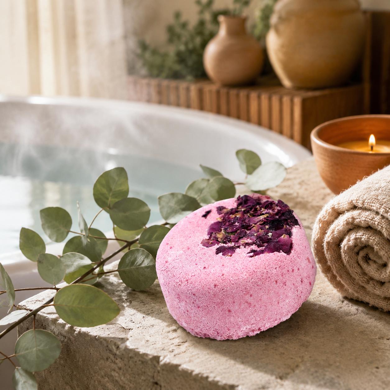 SOFTnaturals-6 maxi bruisballen-bruisbal-Bruis tablet Romantic Rebel-cadeautip-valentijncadeautje-natuurproduct