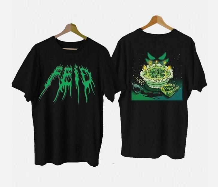 

New Feid Shirt Happy Birthday Ferxxo Album Cotton Unisex T Shirt BL1464 L