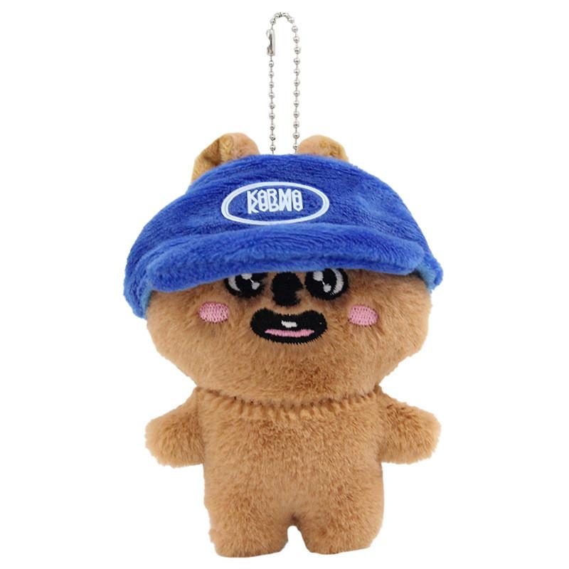 Wolf Bear Plush Rabbit Keyring With Hat Design For Kids And Gift Collectors