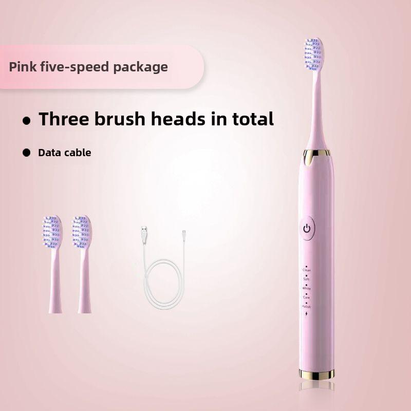 Periuță de dinți electrică inteligentă cu încărcare sonică pentru cuplu, cu peri moi, model cu încărcare pentru adulți