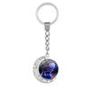 Double-Sided Luminous Zodiac Keychain Pendant for Backpacks – Couple Gift Accessory
