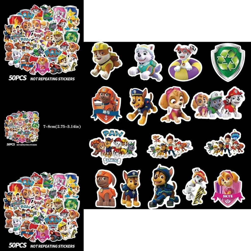 Colorful Anime Paw Patrol Stickers 50/100 Pack Waterproof For Laptops And More