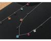 Collana Bohémien Quadrifoglio Zircone in Argento Sterling S925