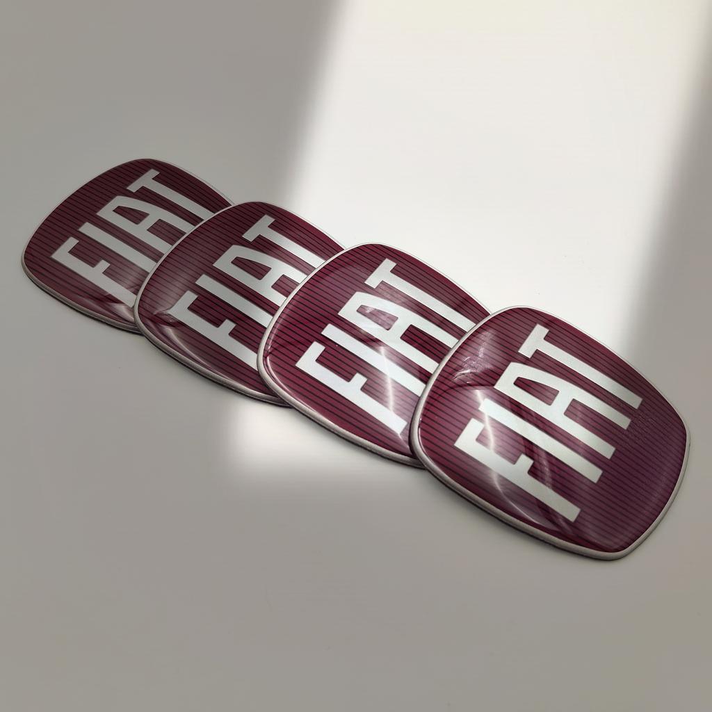 1 Stück 63mmX58mm Logo Fiat Auto Frontgrill Heckstoßstange Heckklappe Kofferraum Emblem Styling Zubehör für FIAT 85mm 8,5cm Emblem
