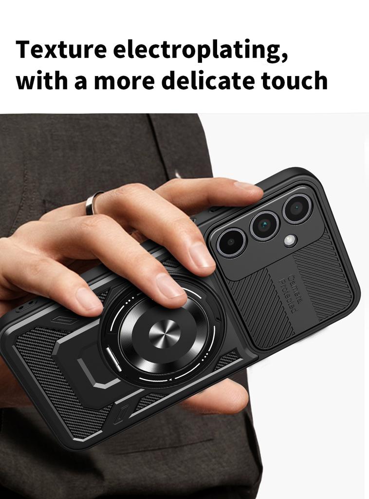 Anti-Drop Magnatic Ring Holder Case for Samsung Galaxy A57 5G S26 Ultra A37 A17 A16 A36 A56 A55 A35 A15 S25 FE S23 S24 Plus