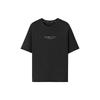Sport Lifestyle SS25 Round Neck Slim Fit Versatile Short Sleeve T-Shirt Unisex Tops Carbon-Black L225U097-0018