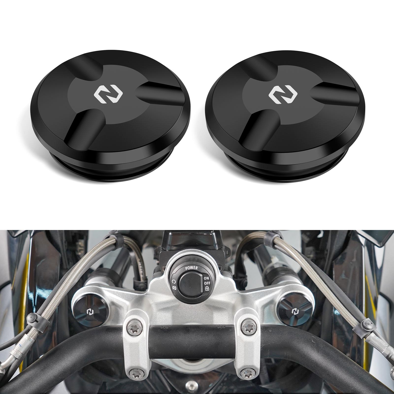 For BMW R1200R R1200RT Fork Top Tube Cap Plugs for BMW R1200GS Adventure R1250GS Adv R1200 R1250 GS GSA R1150R Roadster R850R