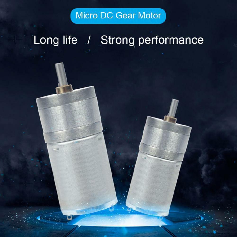 JGA25-370 12V Geared Motor DC Motor Electric Gear Motor High Torque 22 RPM, 26 RPM, 35 RPM, 58 RPM, 77 RPM, 133 RPM, 171 RPM