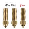 For Creality Ender 3 V3 KE K1/k1 Max Nozzle CR-M4 Nozzles Hardened Steel  Brass Copper plated For Anycubic Kobra/Vyper 3D Nozzle