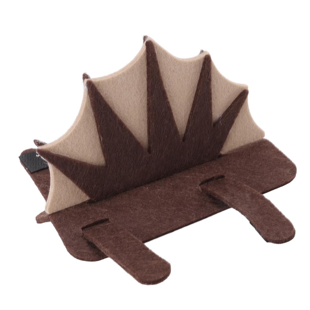 Pet Lizard Costume Skin Friendly 3 Adjustable Straps Cute Felt Reptile Clothes for Bearded Dragon