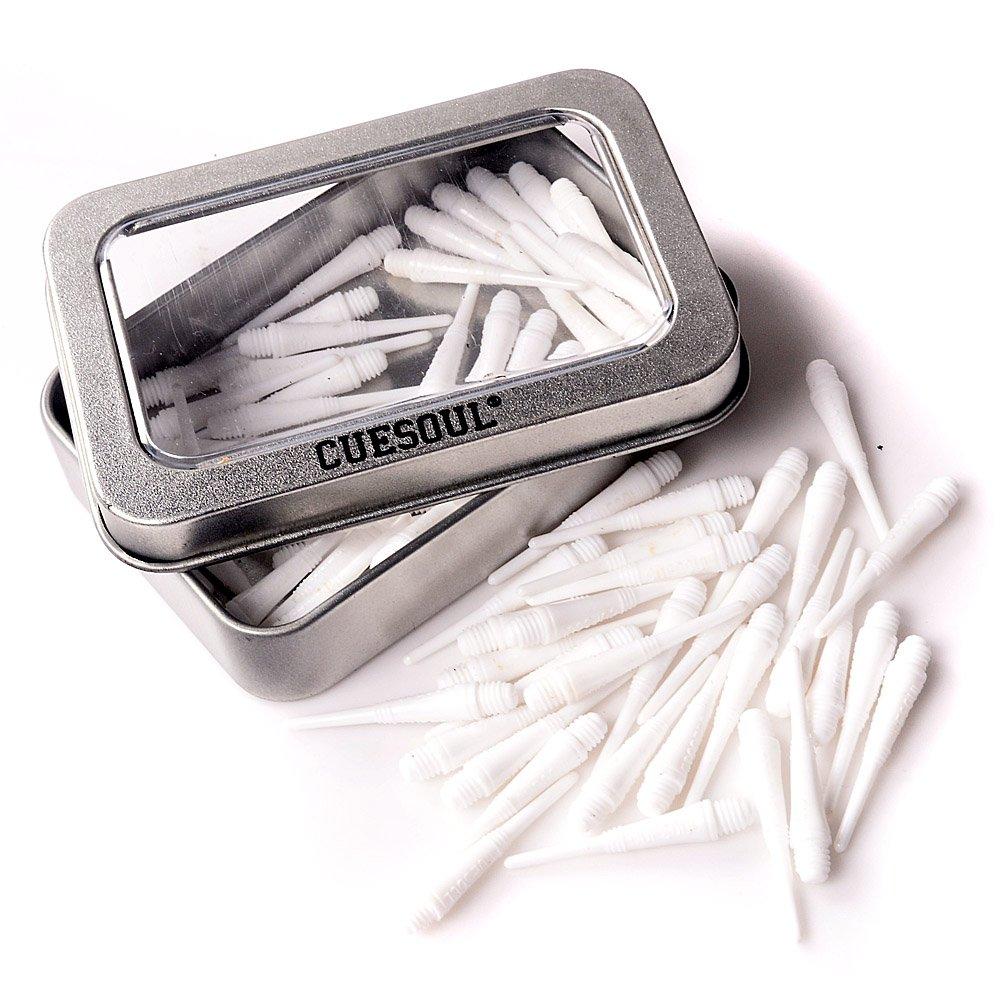 

CUESOUL 2BA Soft Tip Dart Points Pack of 100 (CSSTP004 - White)