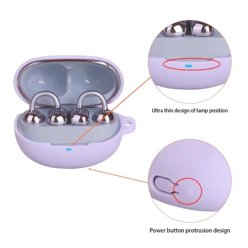 Headphone Cover Shockproof Wrap Case Antiscratch Guard Washable Silicone Housing Shell Enhances Grip Suitable for S8S AI