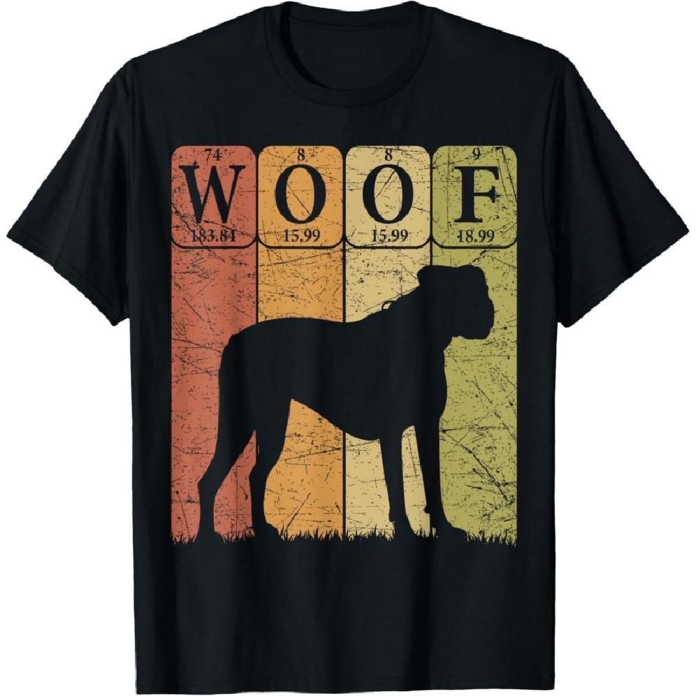 

Boxer Dog Periodic Table Elements Dog Lover Woof T-Shirt XXXXXL чорний