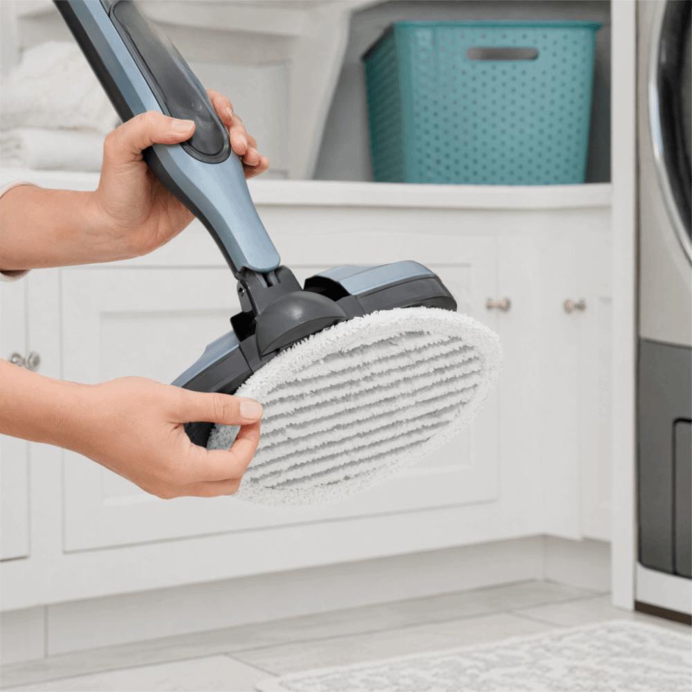 2PCS White Scrubbing Steam Mop Steam Mop Cloth for Shark S7000 Series S7000AMZ S7001 Floor Cleaning