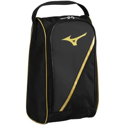 Shoe Synthetic One Size Fits 1FJKD020 Baseball/Softball Case, Leather, Most, Black/Gold,