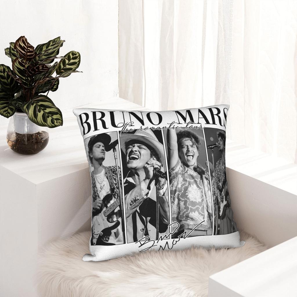 Bruno Mars The Romantic Tour Federe Merchandising Federa Stampata Decorazioni Federa Cuscino da Lancio Casa Multitaglia