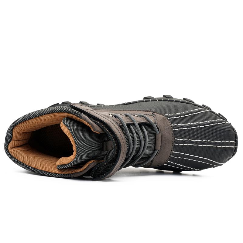 Super Warm Winter Men Boots Platfrom Sneakers Leather Boots Men Outdoor Shoes Waterproof Men Snow Boots Ankle Boots