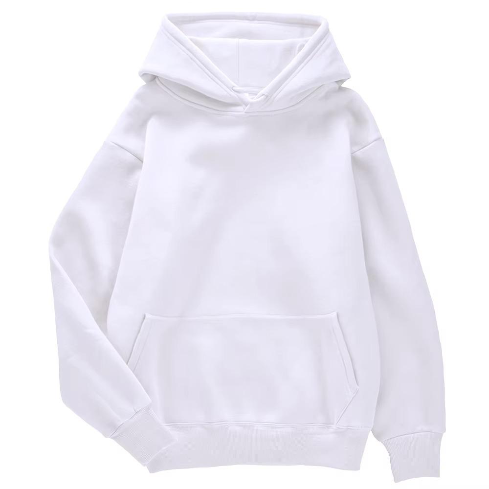 100% cotton men's sports fashion new plain four seasons can wear casual hoodie sweater