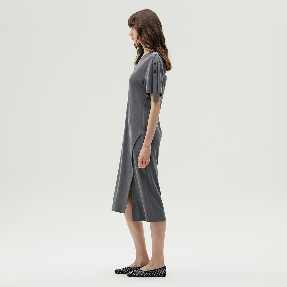 Ibiem Slit Detail Jersey Dress Emp4Wop020