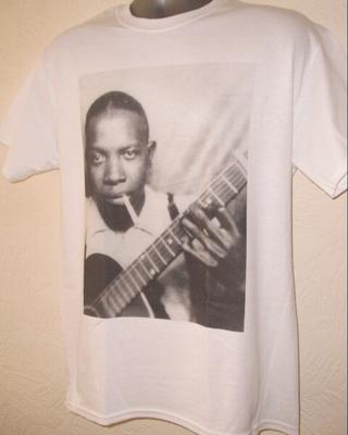 Robert Johnson Photo T-shirt Delta Blues Music John Lee Hooker Muddy Waters V161