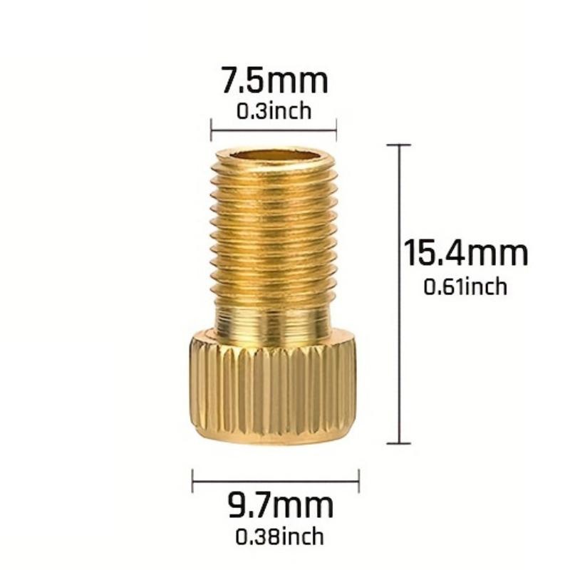20pcs Bicycle Valve Pump Converter Adapter Convert Nozzle Inflation Adaptor F/V To A/V Bike Valve Adapter