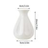 Imitation Ceramic Flower Vase Nordic Solid Color Plastic Dried Plants Vase Flower Arrangement Container Home Living Room Decor