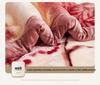 Winter Raschel Double-Layer Coral Fleece Blanket - Super Soft Wedding Gift