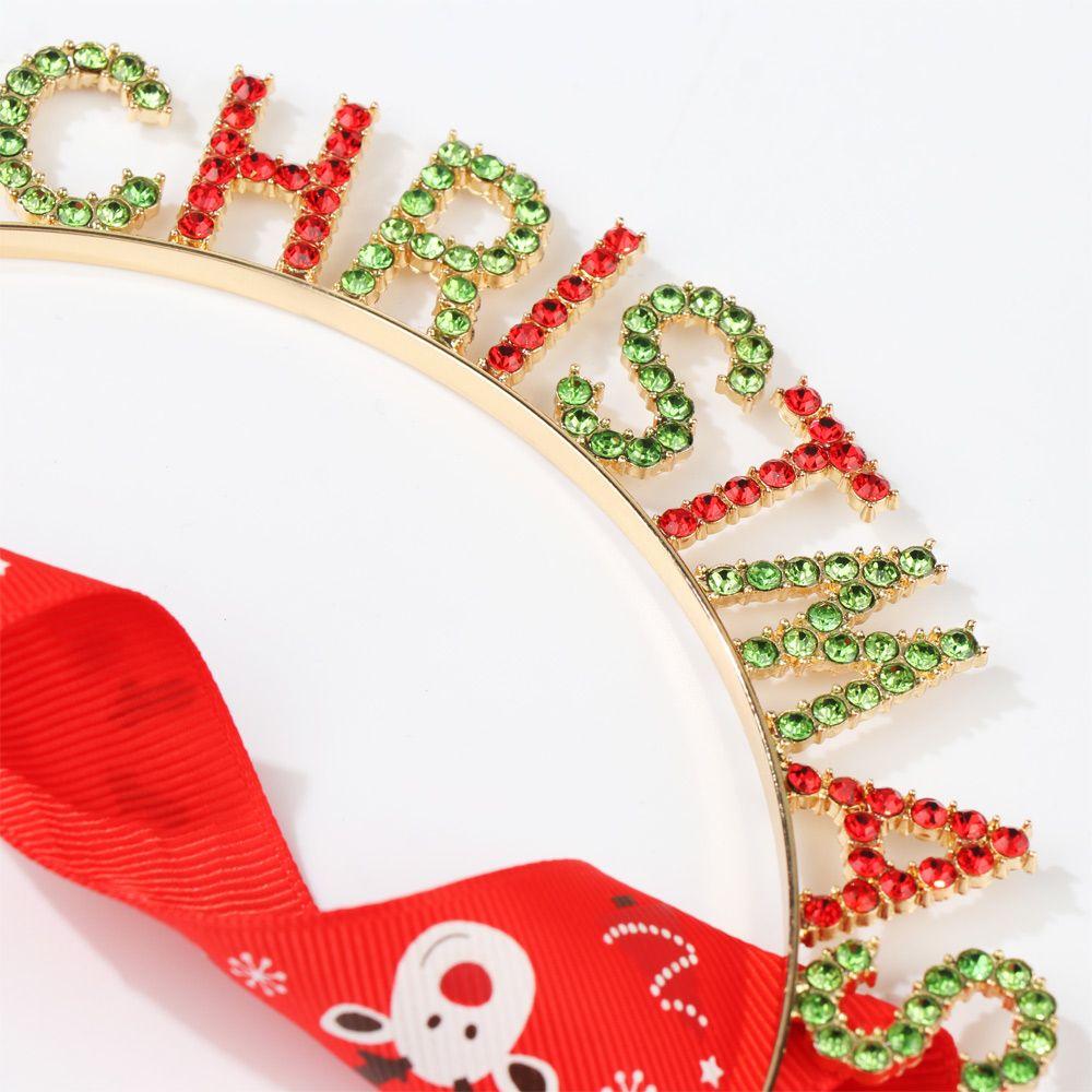 Styling Women Ladies Girls MERRY CHRISTMAS Headband Xmas Headpiece Party Tiara Hair Hoop