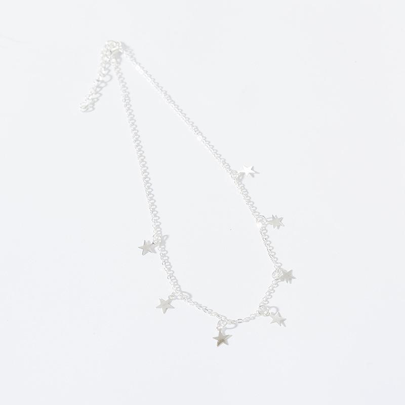 2021 European & American Style Women's Alloy Electroplated Star Pendant Necklace C179