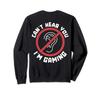 Hear You Gaming Back Print Funny Gamer Safe Sign Trainer Can't I'm