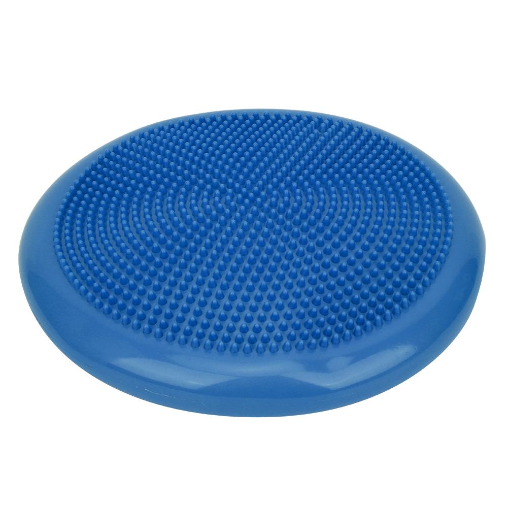 Thickened Yoga Inflatable Cushion Gym Sports Fitness Wobble Massage Balances CushionBlue Diameter
