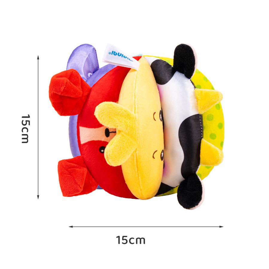 

Plush Baby Hand Grasp Ball Montessori Training Early Education Intelligence Balls Interactive Handmade Baby Cloth Balls