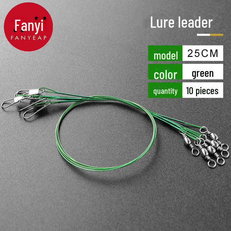 

A1V-Luya рыболовная леска и соединительный провод – высокая прочность на разрыв и бесплатная доставка Lure leader 25CM, 10 pieces