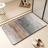 Diatom mud floor mat wabi wind bathroom non-slip mat toilet door absorbent mat