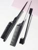 3pcs Slick Back Hair Brush Set With Edge Brush Hair Brush Rat Tail Comb Teasing Brush For Smoothing Hair & Flyaways,Hair Brush,Comb,Hair Tools,