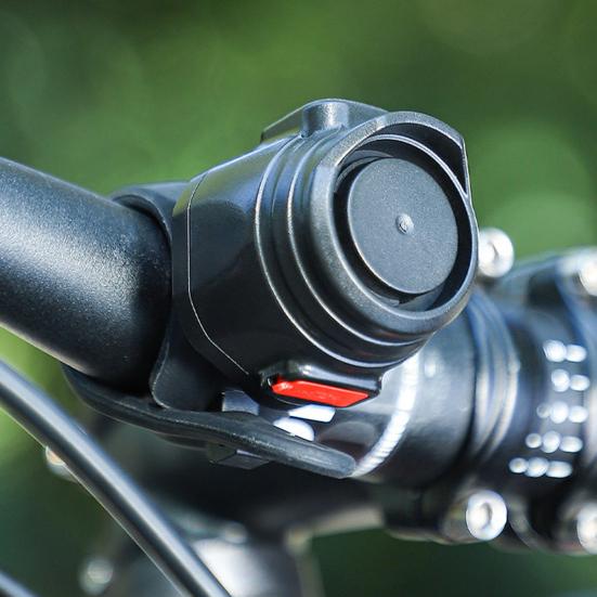1 Set Bicycle Bell Rechargeable 6 Modes Anti-theft Loud Voice USB Bicycle Electric Bell Horn for Scooter