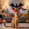Halloween Pet Horns Adjustable for Cats Dogs Funny Party Hats Cute Devil Costume Trick or Treat Gear Satanic Pet Accessories