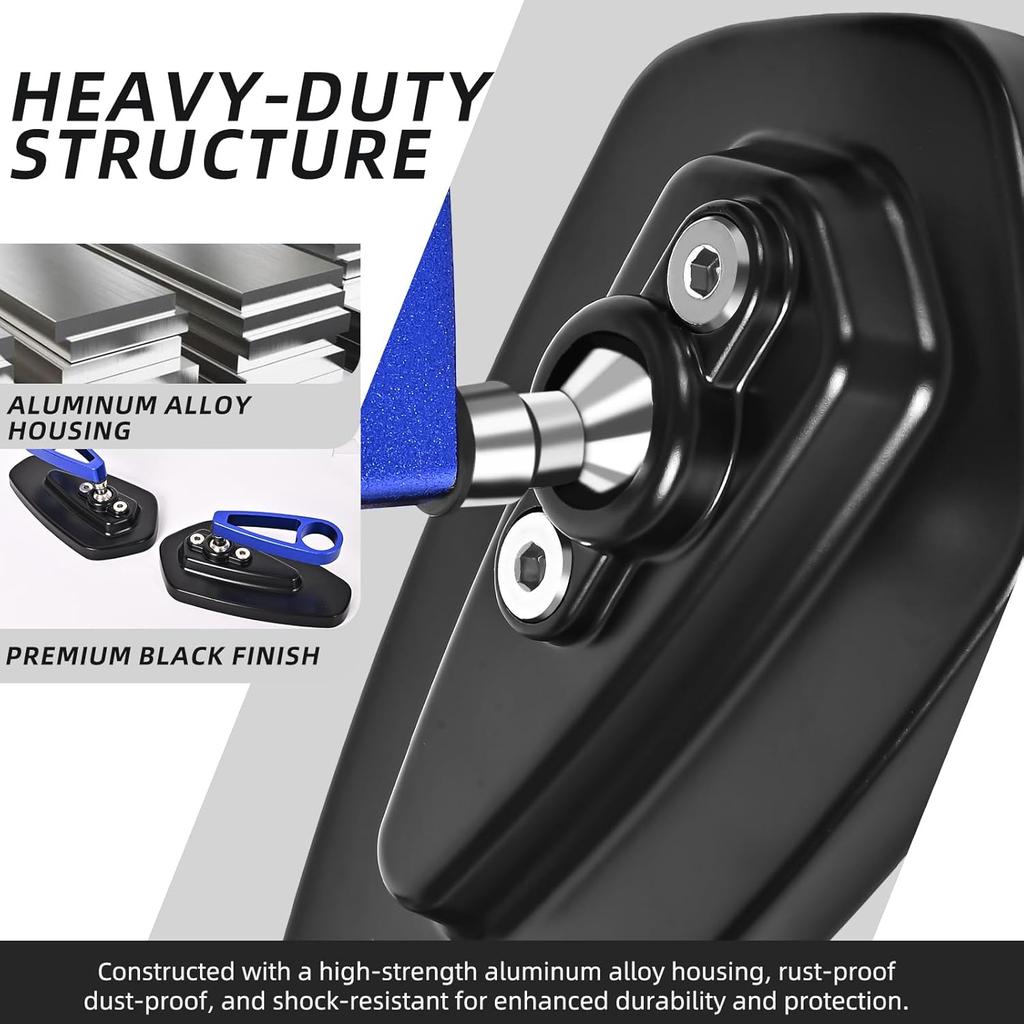 Motorcycle Mirrors For Handlebars, 7/8" Bar End Mirrors Include Mirror Plugs Compatible With Honda Grom MSX125 Z650 Z125 Pro Z750 Z800 MT-07 MT-03