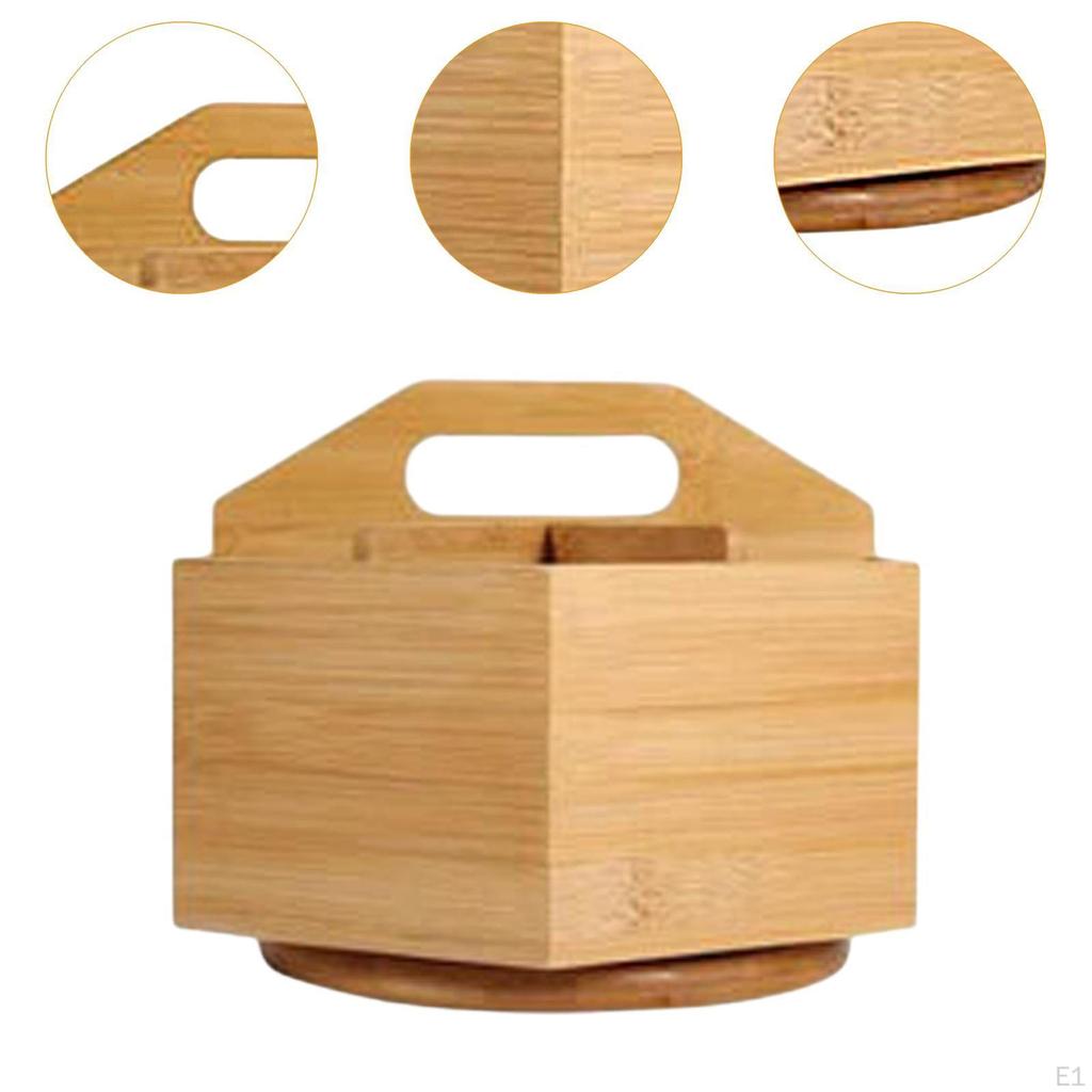 Desk Organizer Storage Holder Rotation Office Supplies Marker Pen Stationery