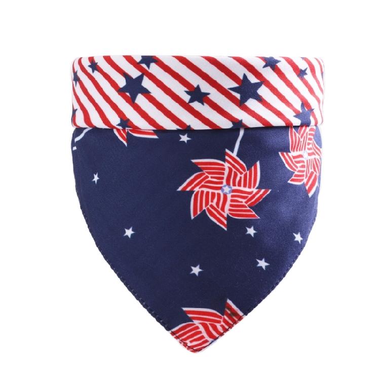 Dog Bandanas Independence Dress Up Festival Scarf Dogs Photography Towel