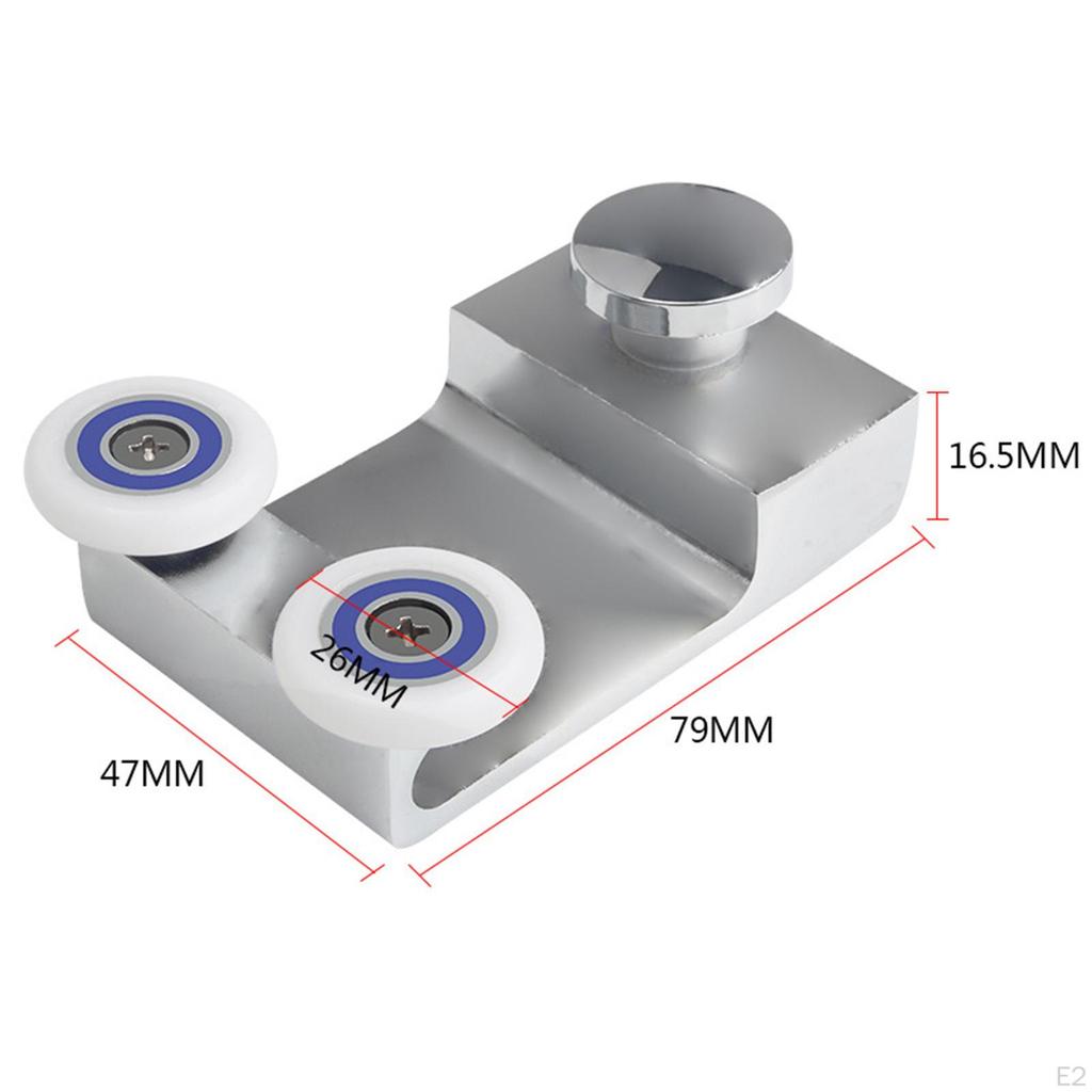 Sliding Door Rollers Replacement Pulley Bathroom Roller Runners Wheel Fixing Accessories Shower