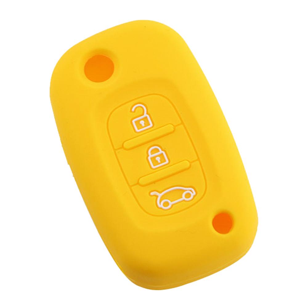 Silicone Car Key Cover for LADA Vesta Granta XRay Kalina Priora Sedan Sport for Renault Fluence Clio Megane Remote Case